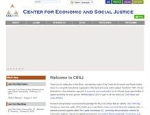 Tablet Screenshot of cesj.org